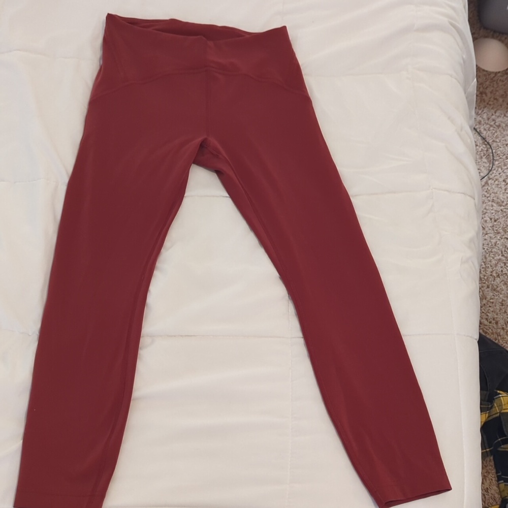 lululemon Align™ High-Rise Pant 25, Size 6, Maroon